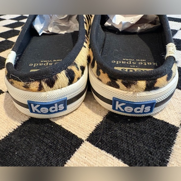 Kate Spade Keds Leopard Print Slip-On Sneakers - Picture 3 of 10